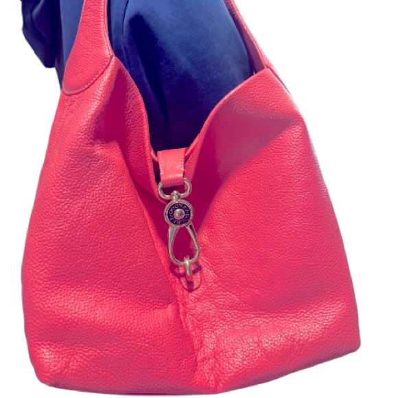 DOONEY & BOURKE Pebble Grain Logo Lock Shoulder Bag Pink - Picture 16 of 16